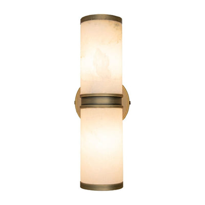 Soren Alabaster Marble & Brass Large Wall Light Lighting 