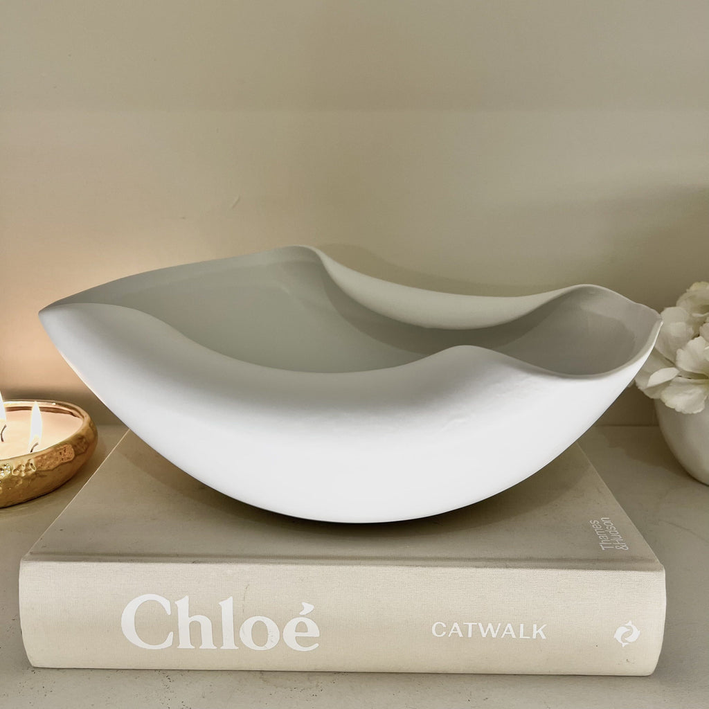 Sorrel Matte Wave Effect Decorative Bowl