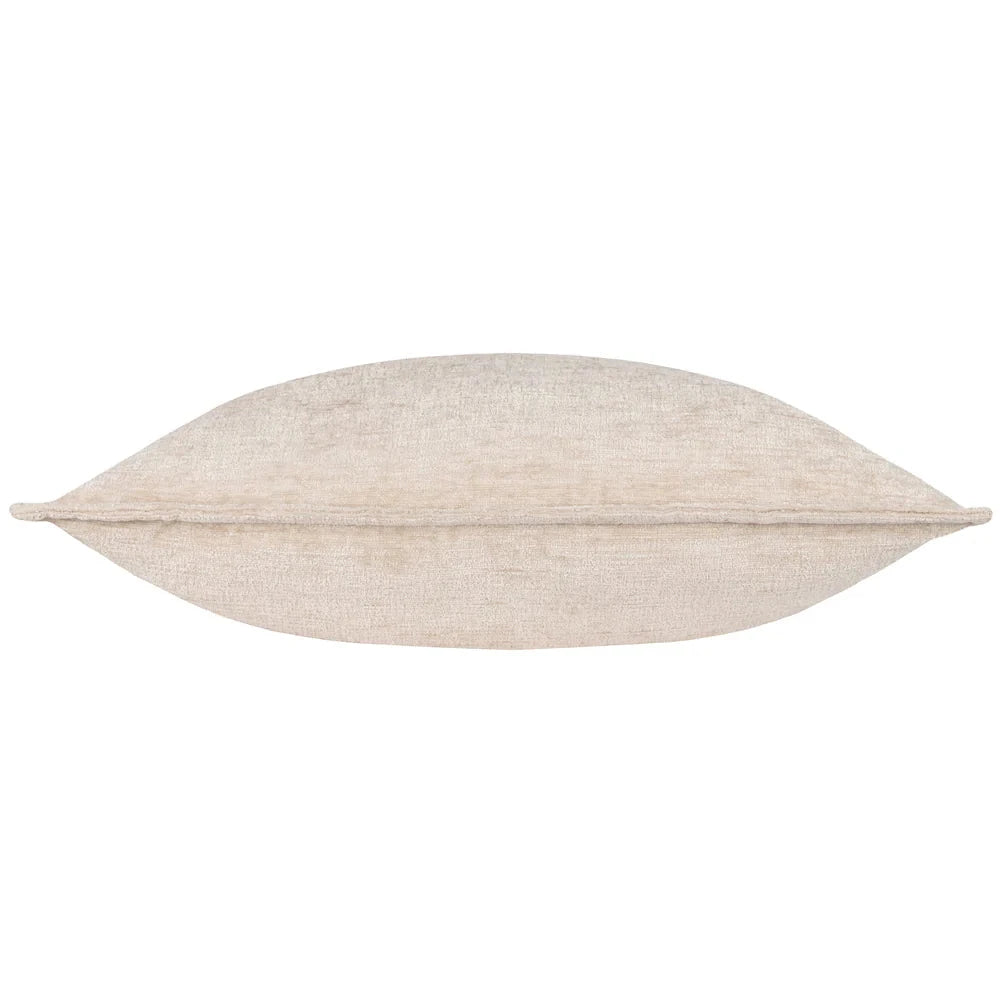Souffle Cream Woven Cushion with Oxford Border- 43x43cm Textiles 