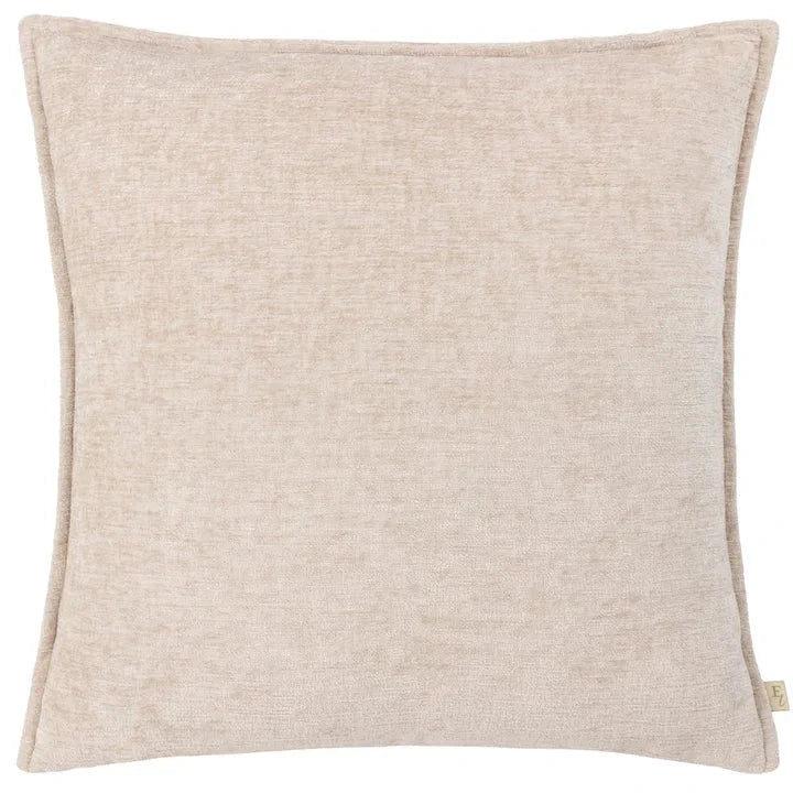 Souffle Cream Woven Cushion with Oxford Border - 50x50cm Textiles 