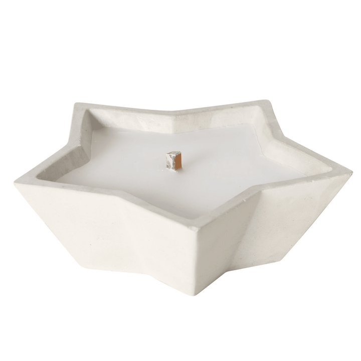 Star Shaped Stone Decorative Candle Fragrance 