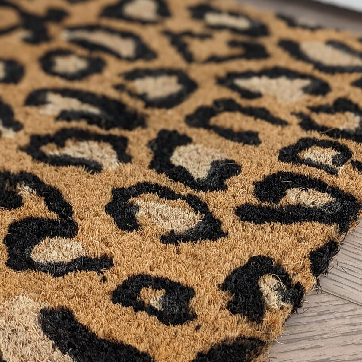 Statement Leopard Print Doormat Textiles 