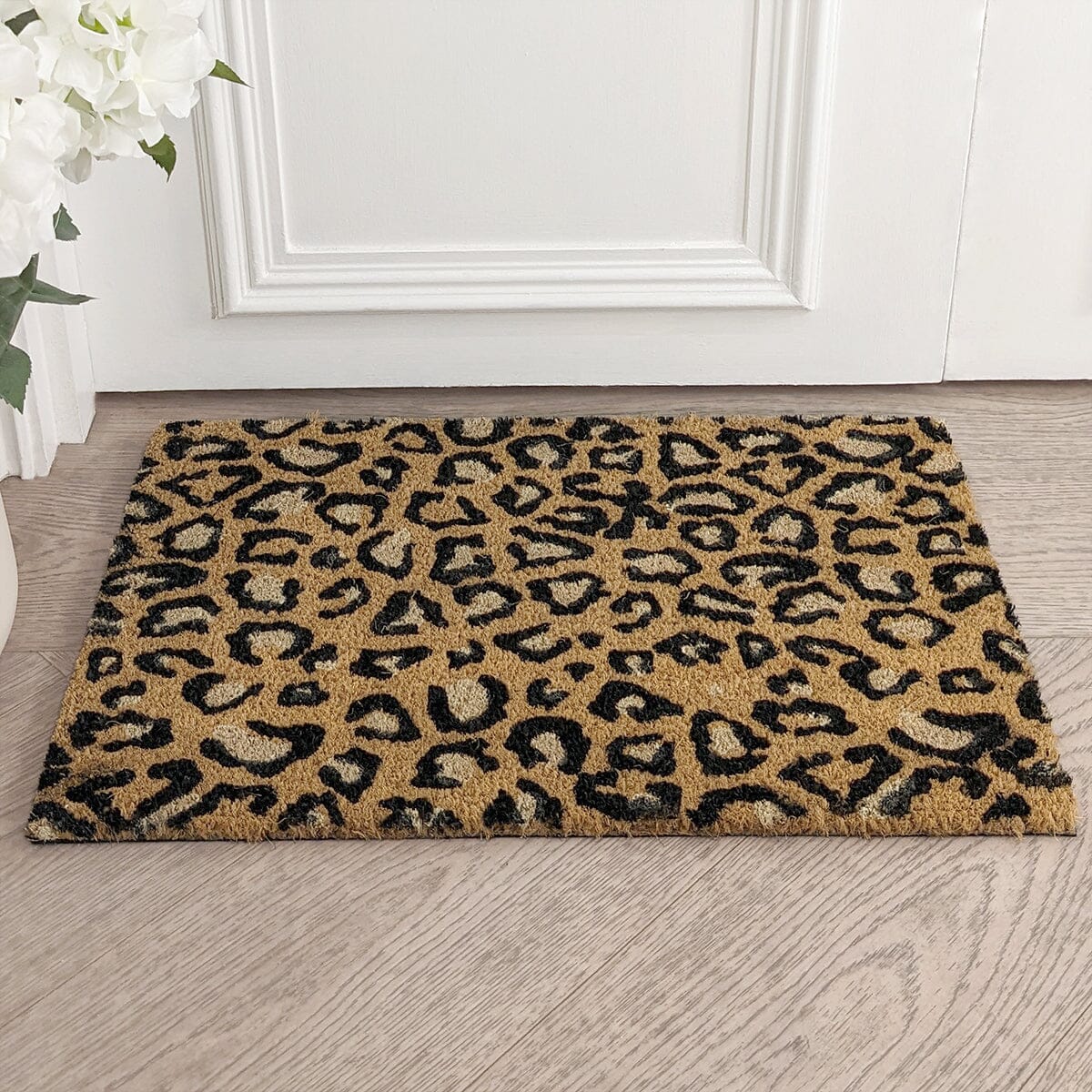 Statement Leopard Print Doormat Textiles 