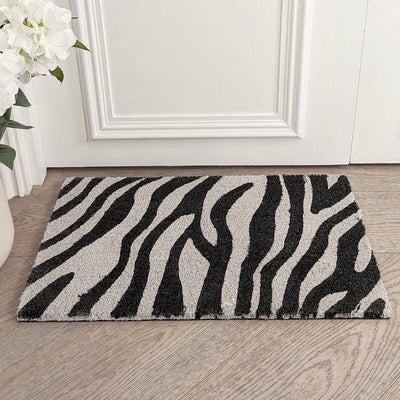 Statement Zebra Print Doormat Textiles 