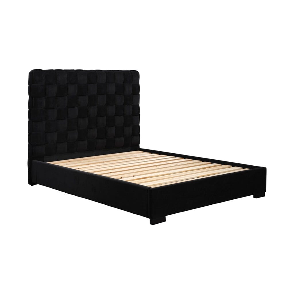 Stockholm Black Woven Bed Beds and Headboards 