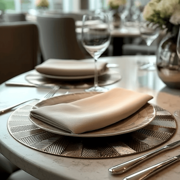 Sunburst Gold Round Placemat Accessories 