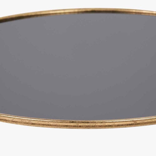 Sydney Antique Gold & Black Glass Coffee Table Furniture 