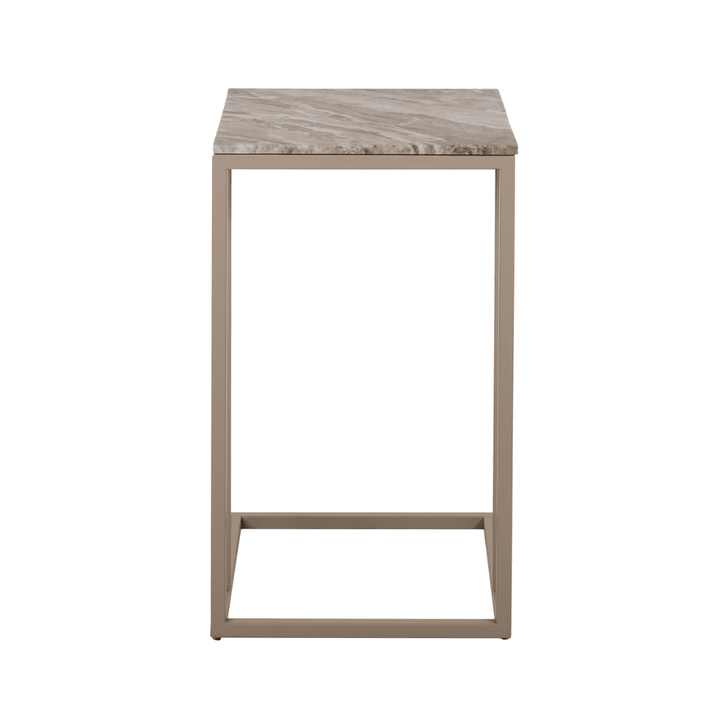 Sylvaine Taupe & Marble Sofa Table Furniture 