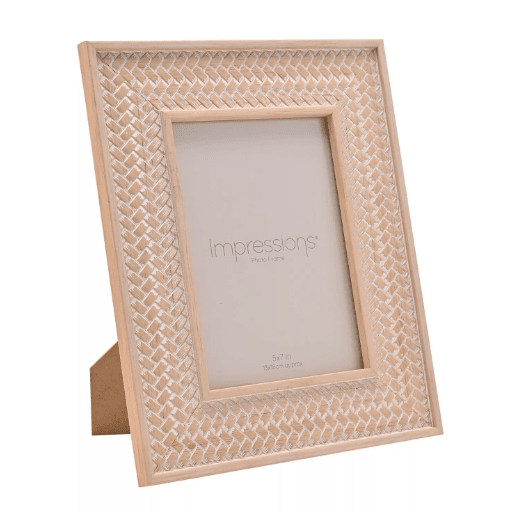 Talulla Whitewashed Wooden Photo Frame - 5x7" Accessories 