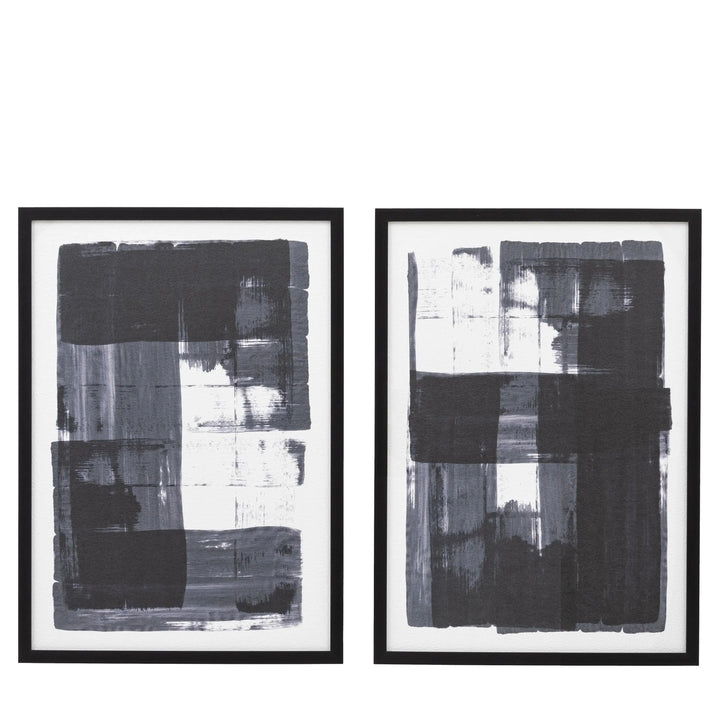 Tara Monochrome Framed Wall Art - Set of 2 Accessories 