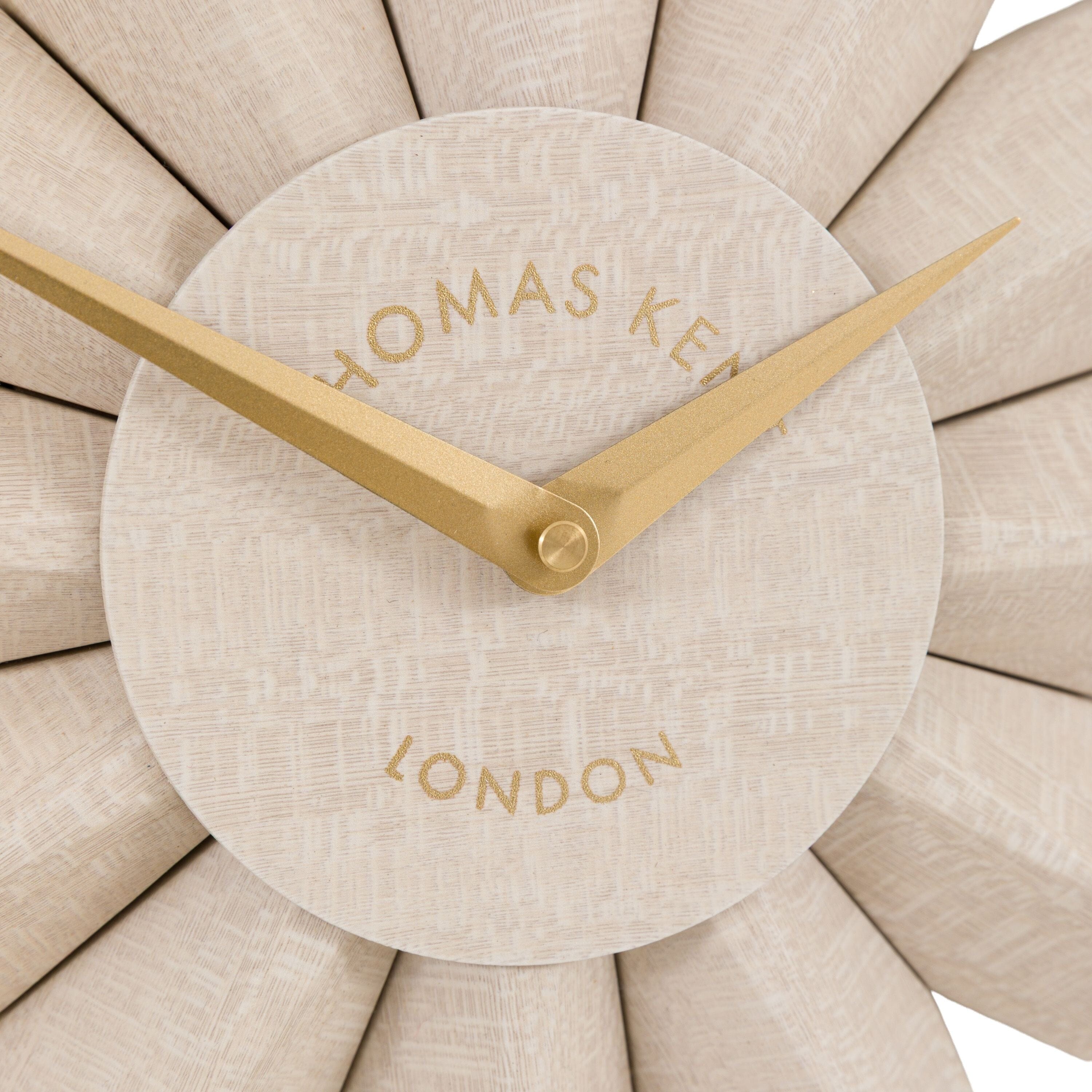 Tatler Neutral Metal Star Wall Clock with Gold Accents Accessories 