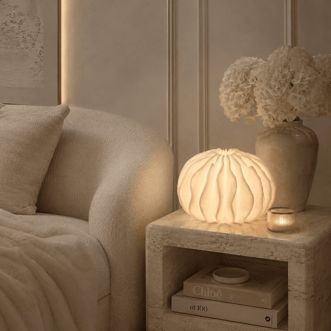 Telma Coral Shaped Decorative Table Lamp Lighting 