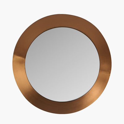 Tempus Burnished Gold Round Mirror Accessories 