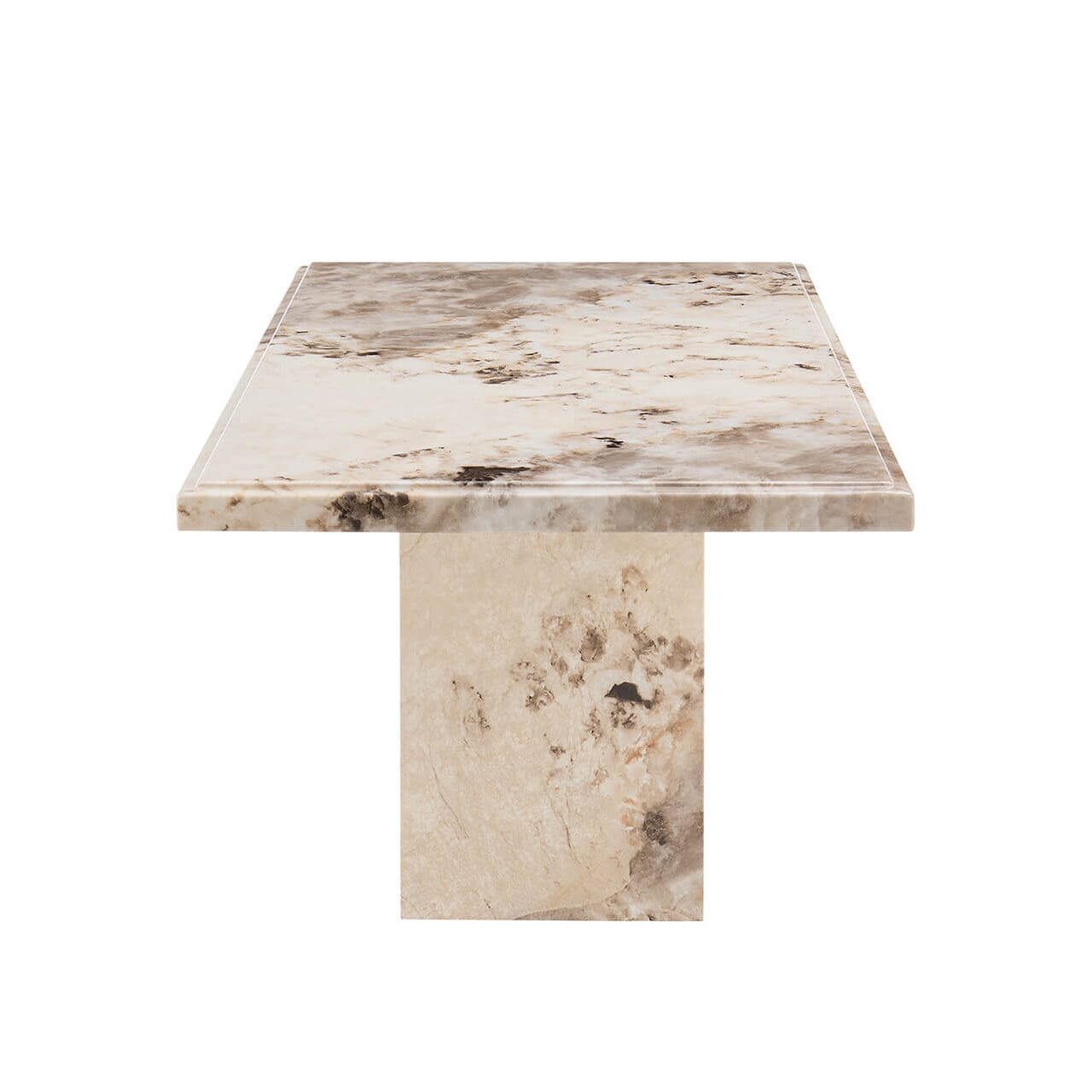 Thea Mocha Marble Coffee Table Table Furniture 