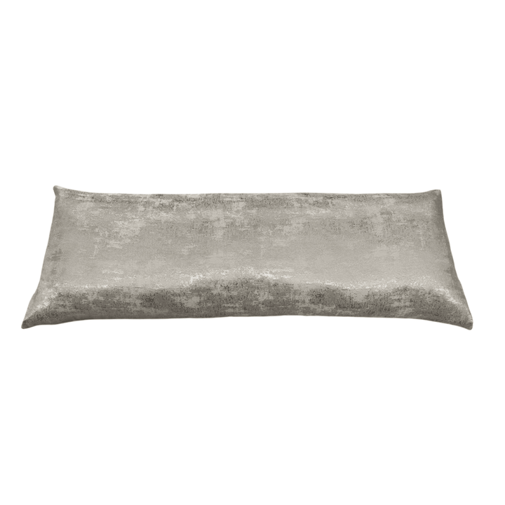Tiana Cream & Gold Abstract Print Long Bolster Cushion - 90x35cm Textiles 