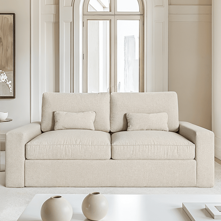 Tribeca Ash Greige 3 Seater Sofa MTO Sofa 