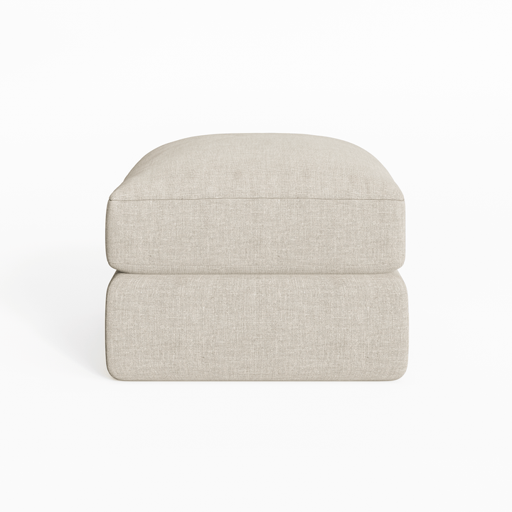 Tribeca Ash Greige Large U Shape Footstool MTO Sofa 
