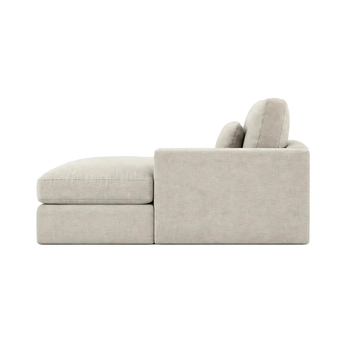Tribeca Ash Greige Medium Right Hand Facing Chaise End Sofa Sofa 