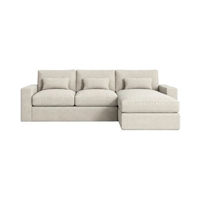 Tribeca Ash Greige Medium Right Hand Facing Chaise End Sofa Sofa 