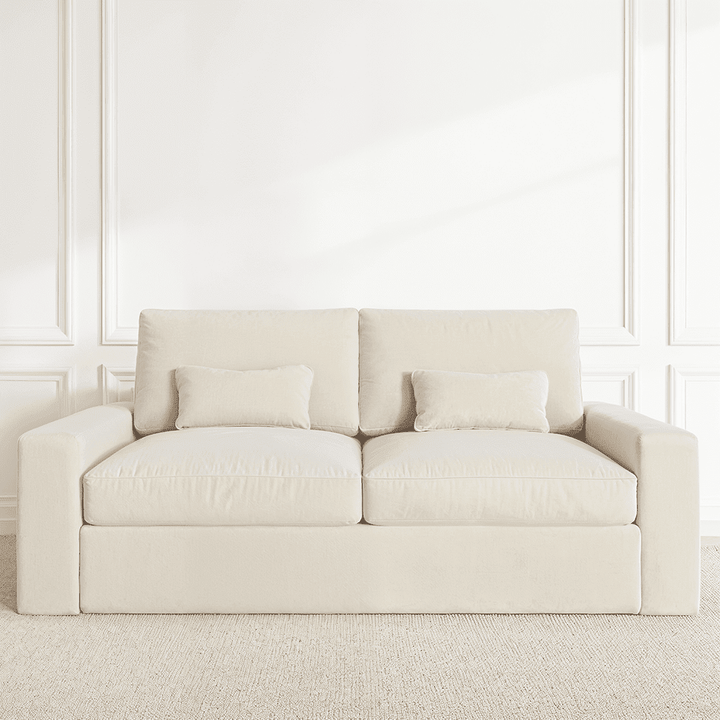 Tribeca Cream Velvet Sofa Range Sofa 3 Seater 