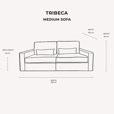 Tribeca Mink Velvet Sofa Range 2 Seater Sofa 