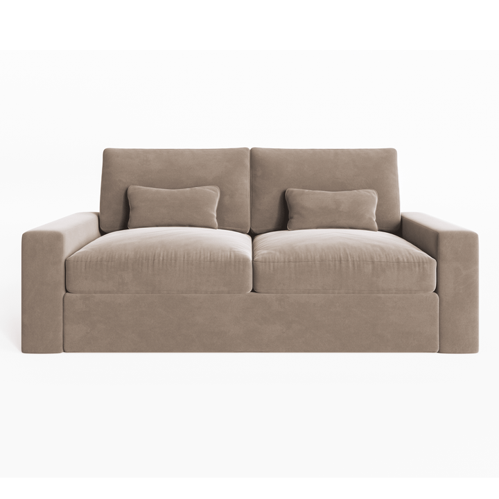 Tribeca Mink Velvet Sofa Range Sofa 3 Seater Sofa 