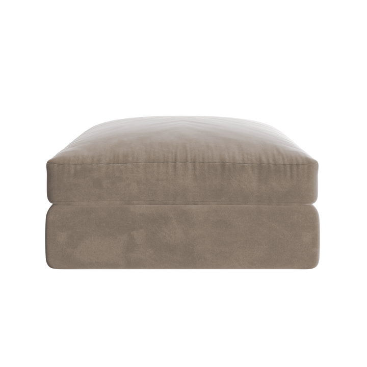 Tribeca Mink Velvet Sofa Range Sofa Large Footstool 