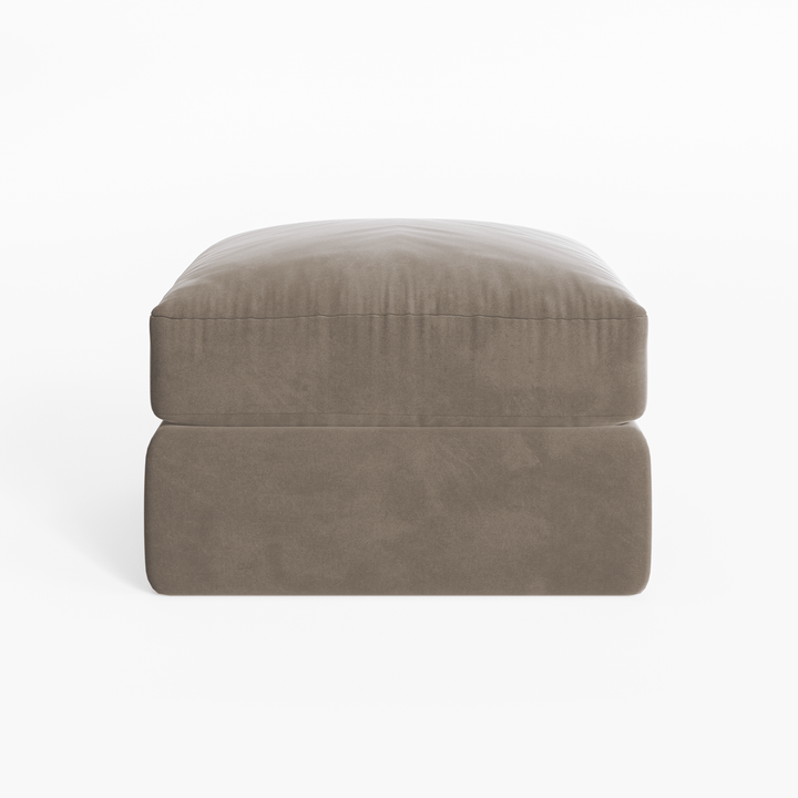 Tribeca Mink Velvet Sofa Range Sofa Medium Footstool 