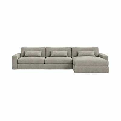 Tribeca Warm Grey Large Right Hand Facing Chaise End Sofa Sofa 