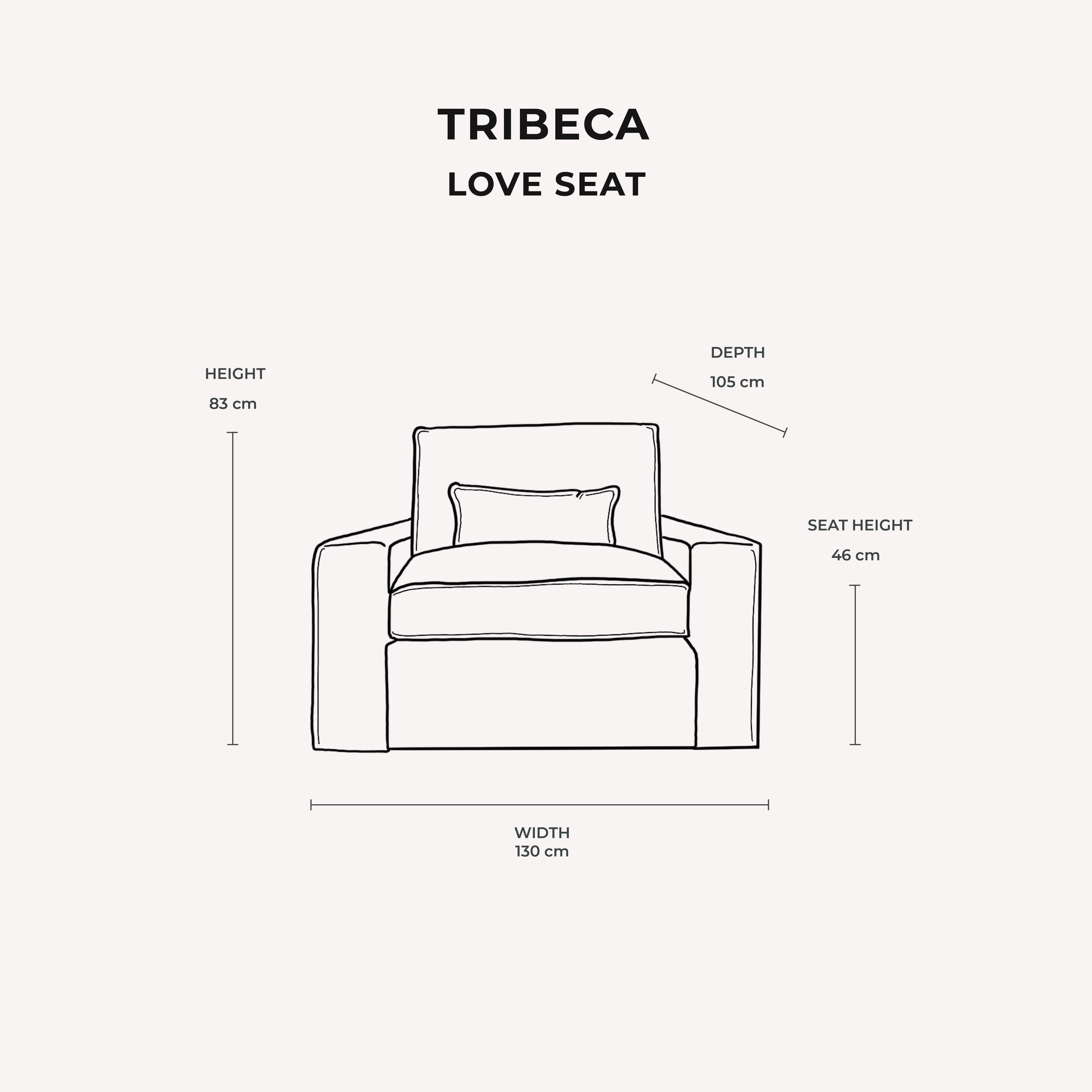 Tribeca Warm Grey Sofa Range MTO Sofa 