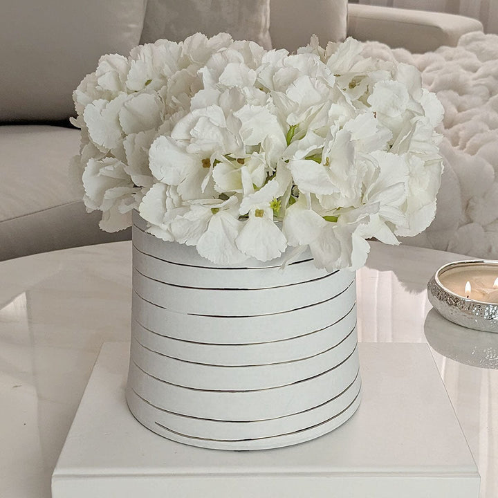 Trista White & Silver Petite Planter Accessories 