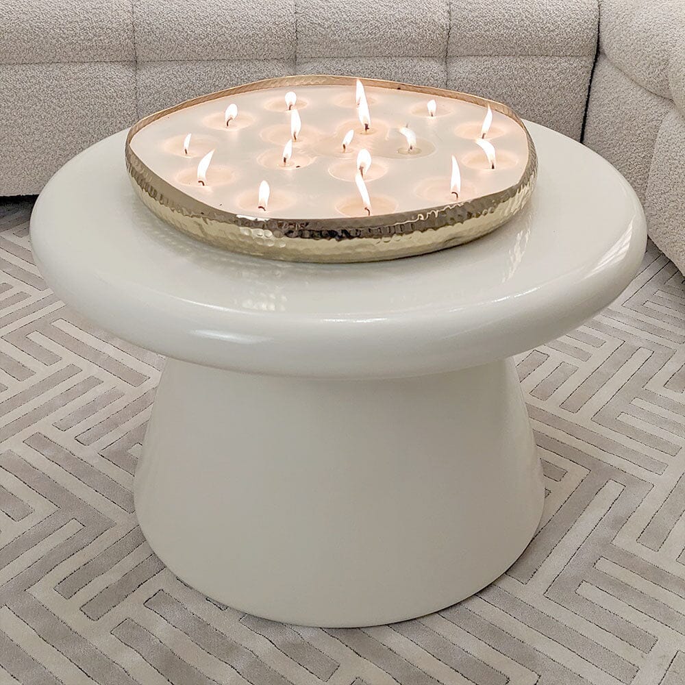 Tuscany Cream Round Coffee Table Furniture 