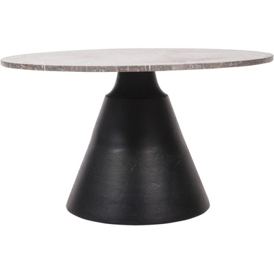 Valiona Large Black & Marble Coffee Table Furniture 