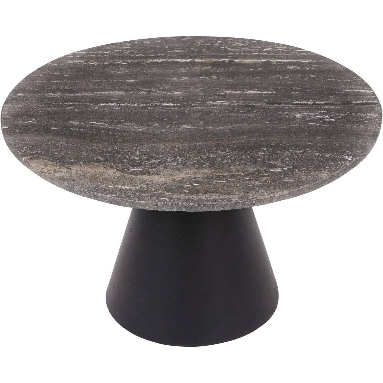Valiona Medium Black & Marble Coffee Table Furniture 