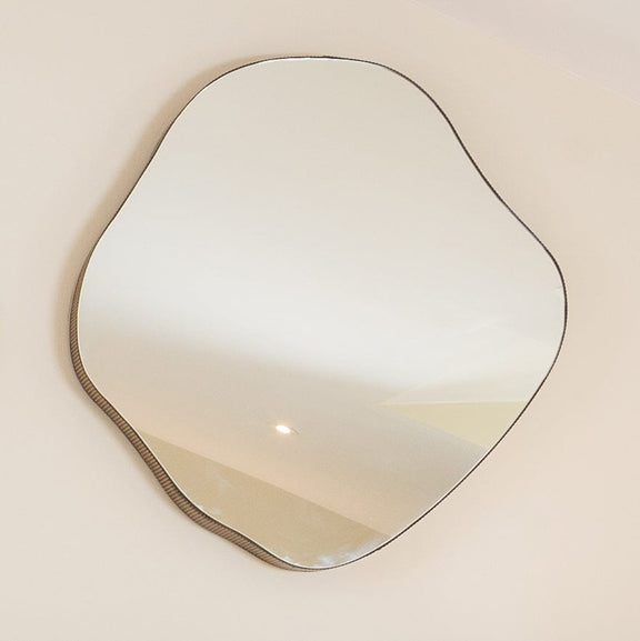 Valore Medium Bronze Abstract Wall Mirror Rowen Homes