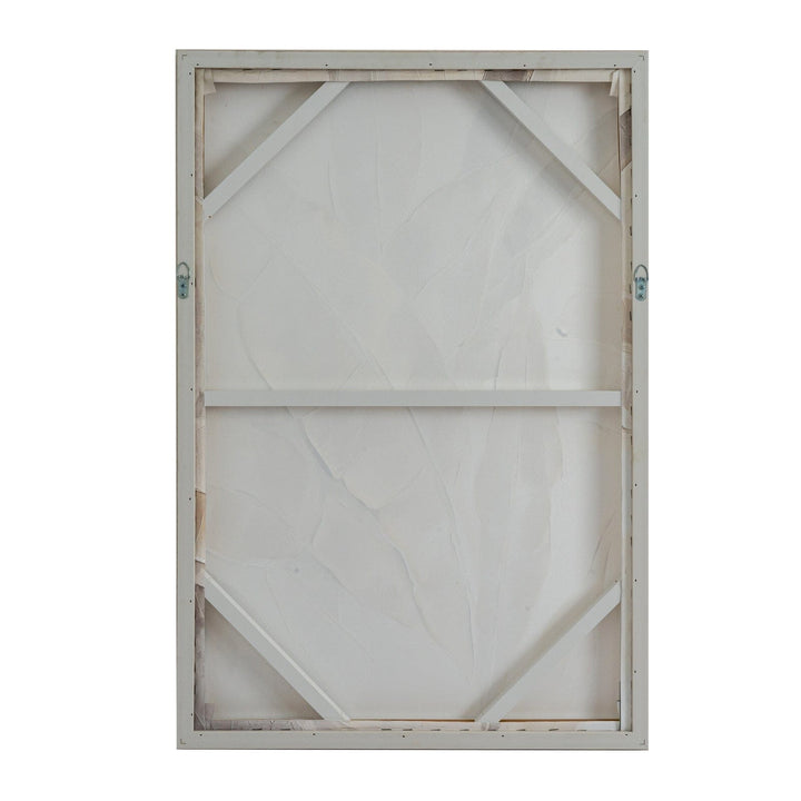 Valter Neutral Abstract Framed Canvas Wall Art Accessories 