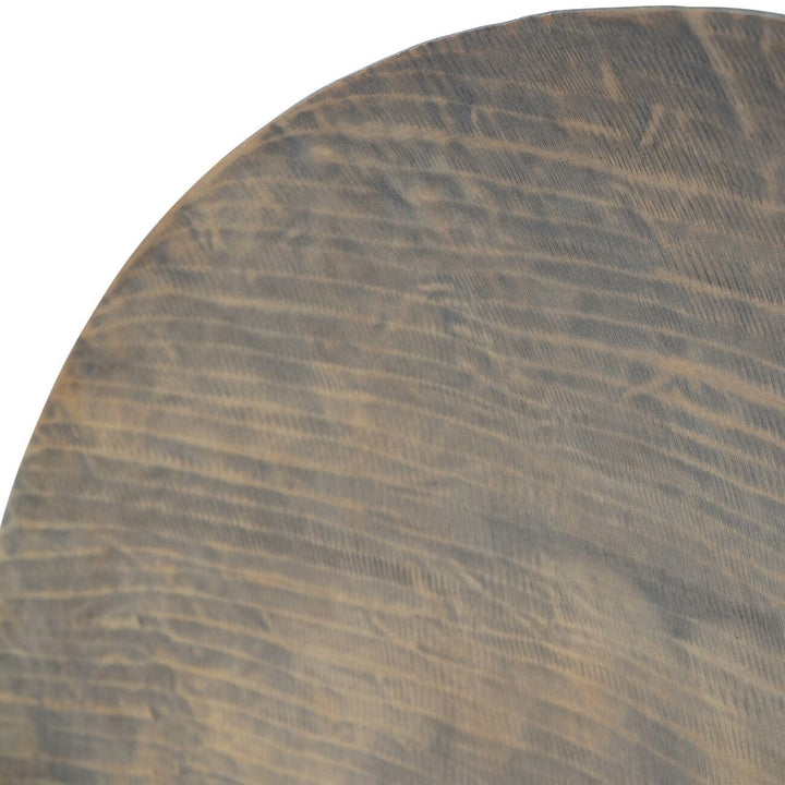 Velluto Antique Brass Textured Round Statement Wall Art Accessories 
