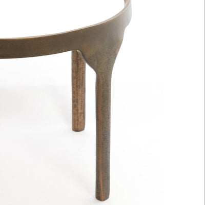 Venice Bronze Coffee Tables with Glass Top- Set of 2 Furniture 