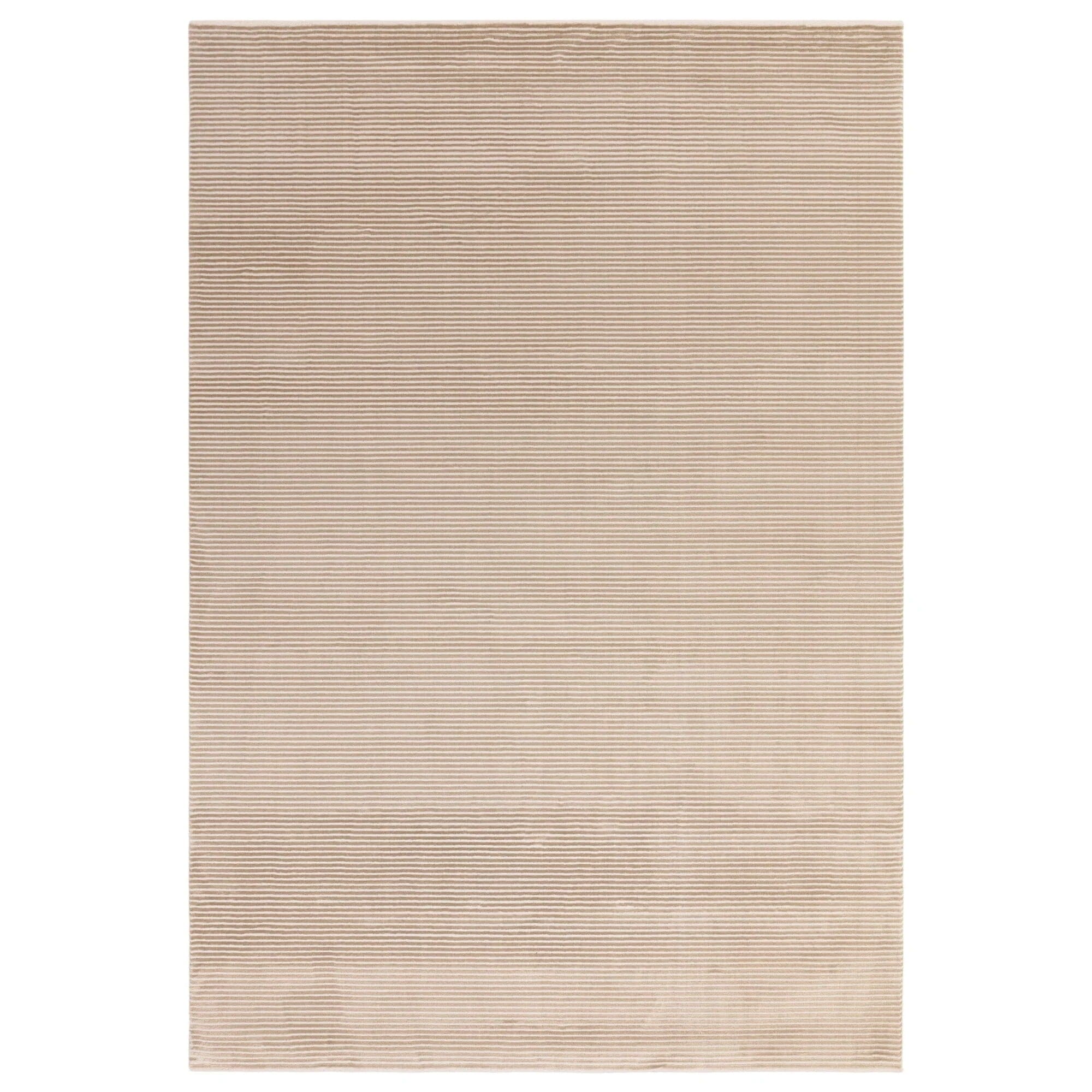 Venzia Beige Stripe Rug Textiles 