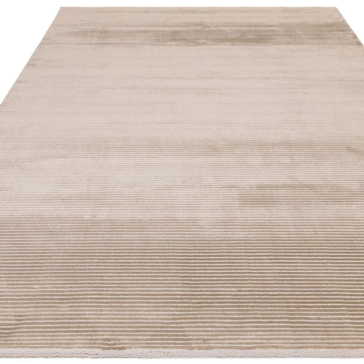 Venzia Beige Stripe Rug Textiles 