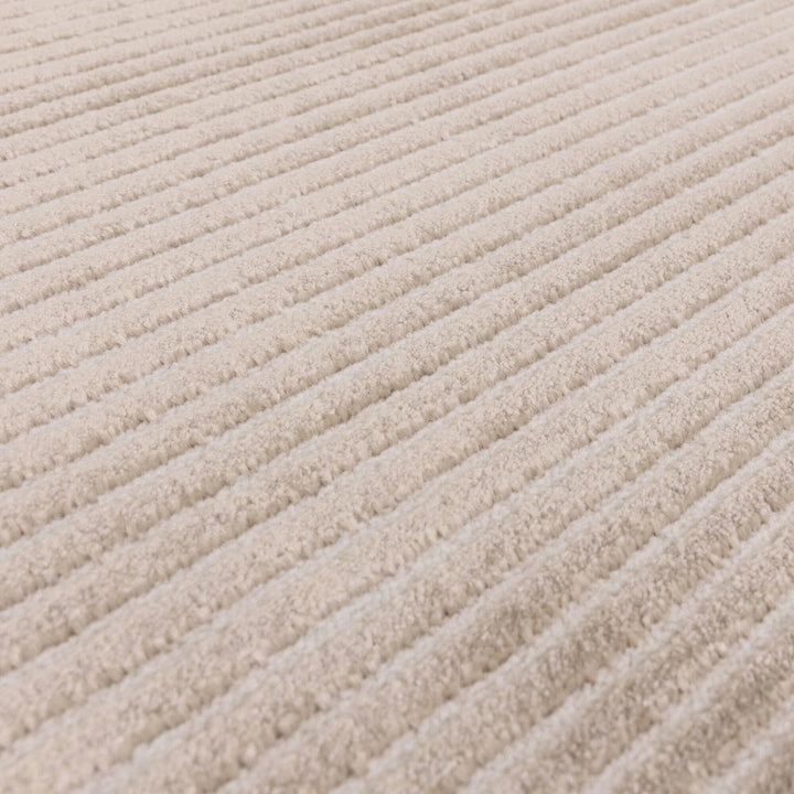 Venzia Beige Stripe Rug Textiles 