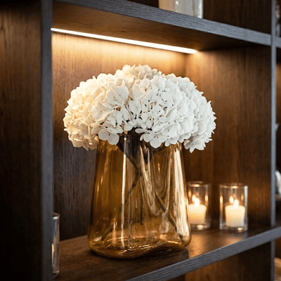 Verity Brown Glass Decorative Vase Accessories 
