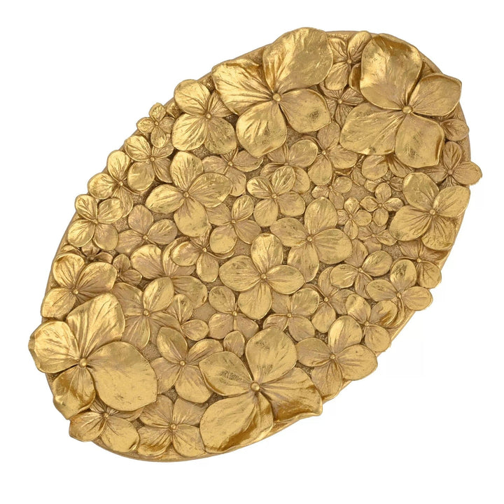 Vespera Gold 3D Flower Statement Trinket Dish Accessories 