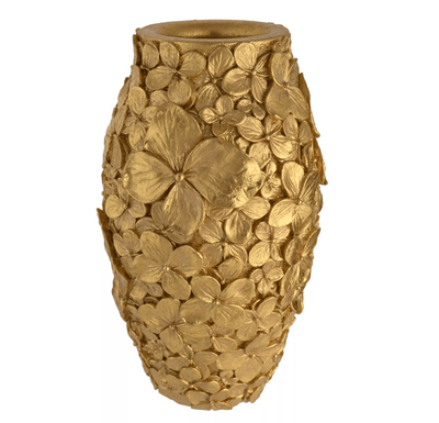 Vespera Gold 3D Flower Statement Vase Accessories 