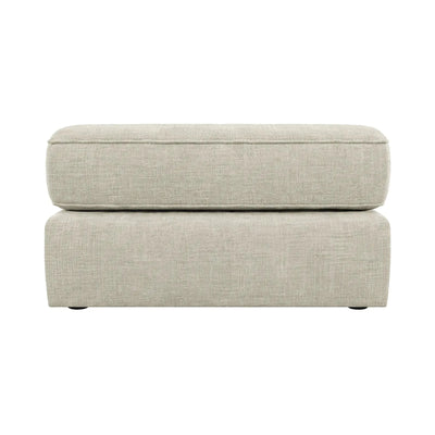 Victoria Beige Textured Footstool Sofa 