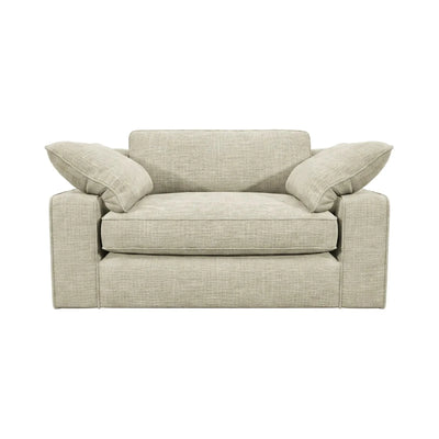 Victoria Beige Textured Love Seat Sofa 