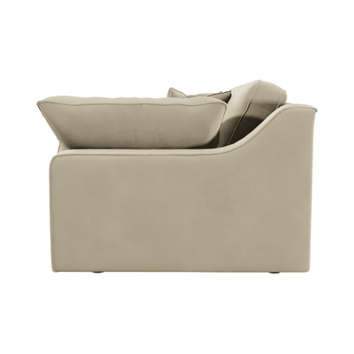 Victoria Cream Velvet 3 Seater Sofa Sofa 