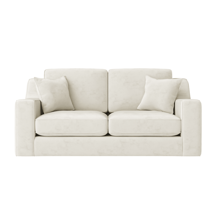 Victoria Cream Velvet 3 Seater Sofa Sofa 