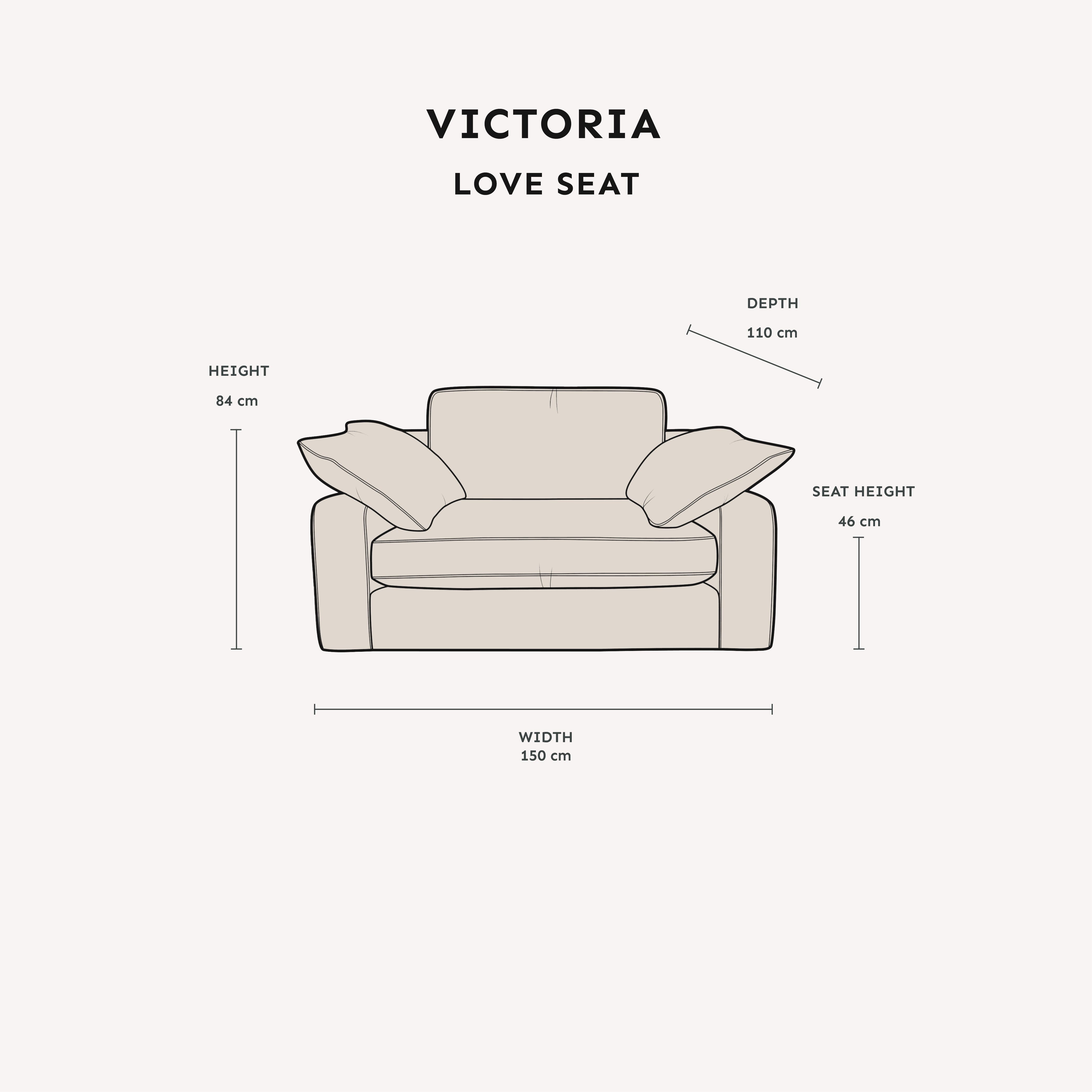 Victoria Cream Velvet Pillow Back Sofa Range MTO Sofa 