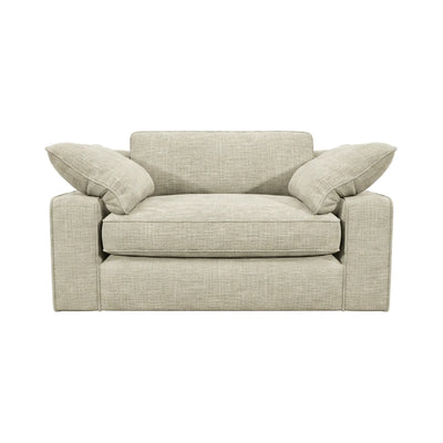 Victoria Beige Textured Love Seat